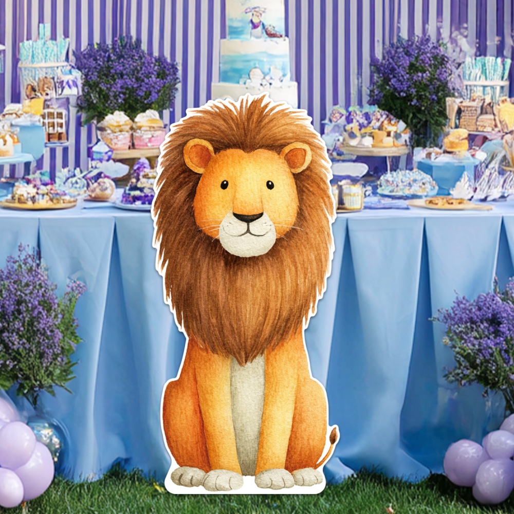 Photography Prompt - Animal Cardboard Cutout Standee, 2D Flat
