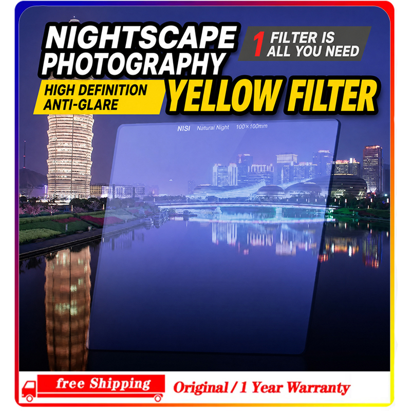 Photography Yellow Filter - NiSi Square Natural Night Filter 100x100mm,