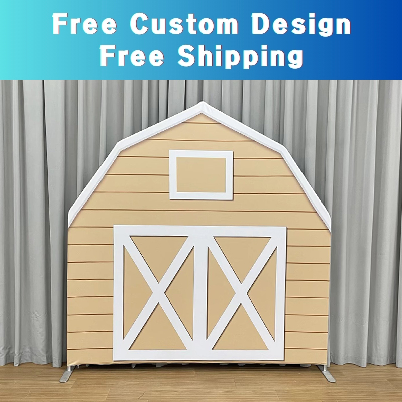 Photography Website - Fabric Print Barn Arch Party Stand