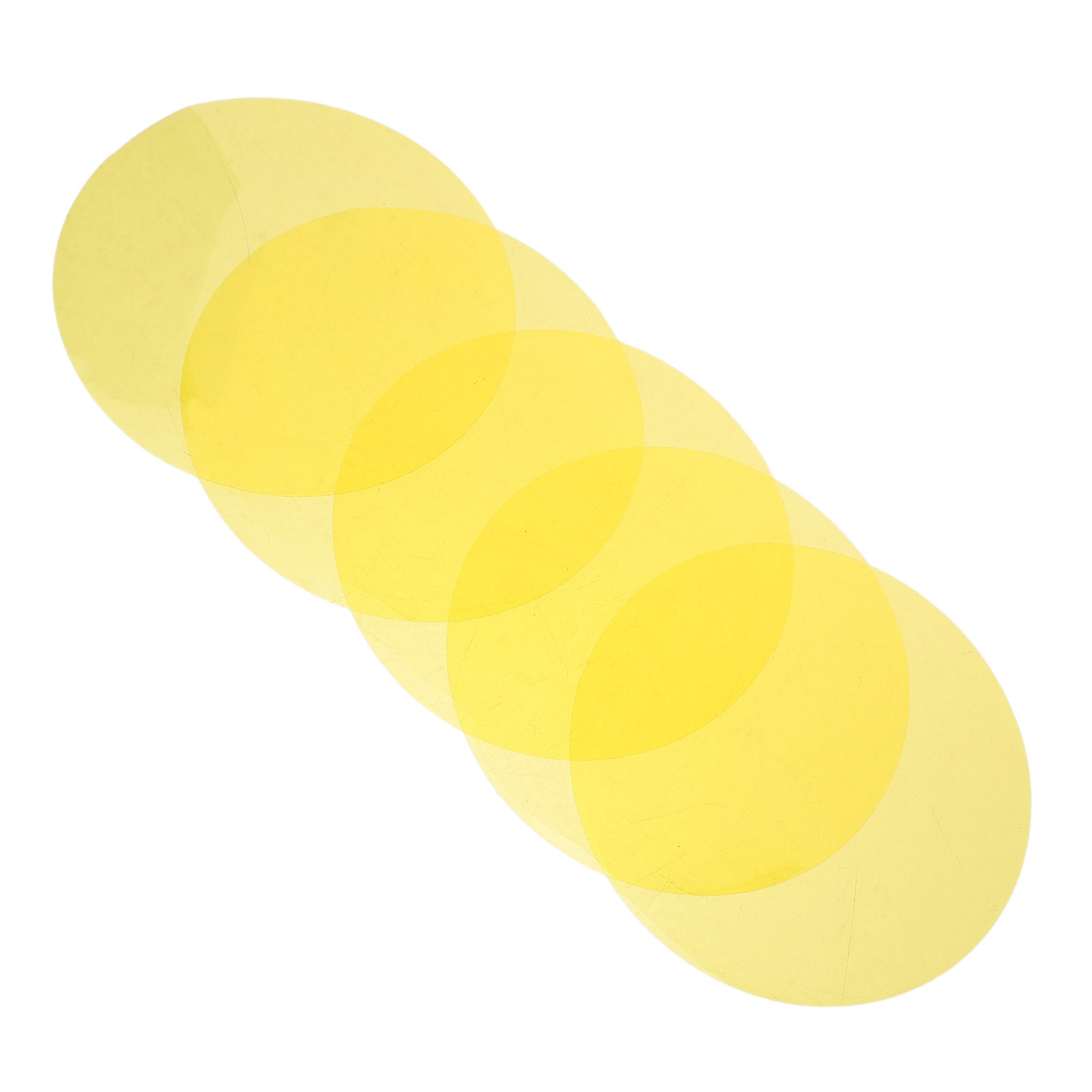 Photography Yellow Filter - 5Pcs Colored Gel Sheets for Photography