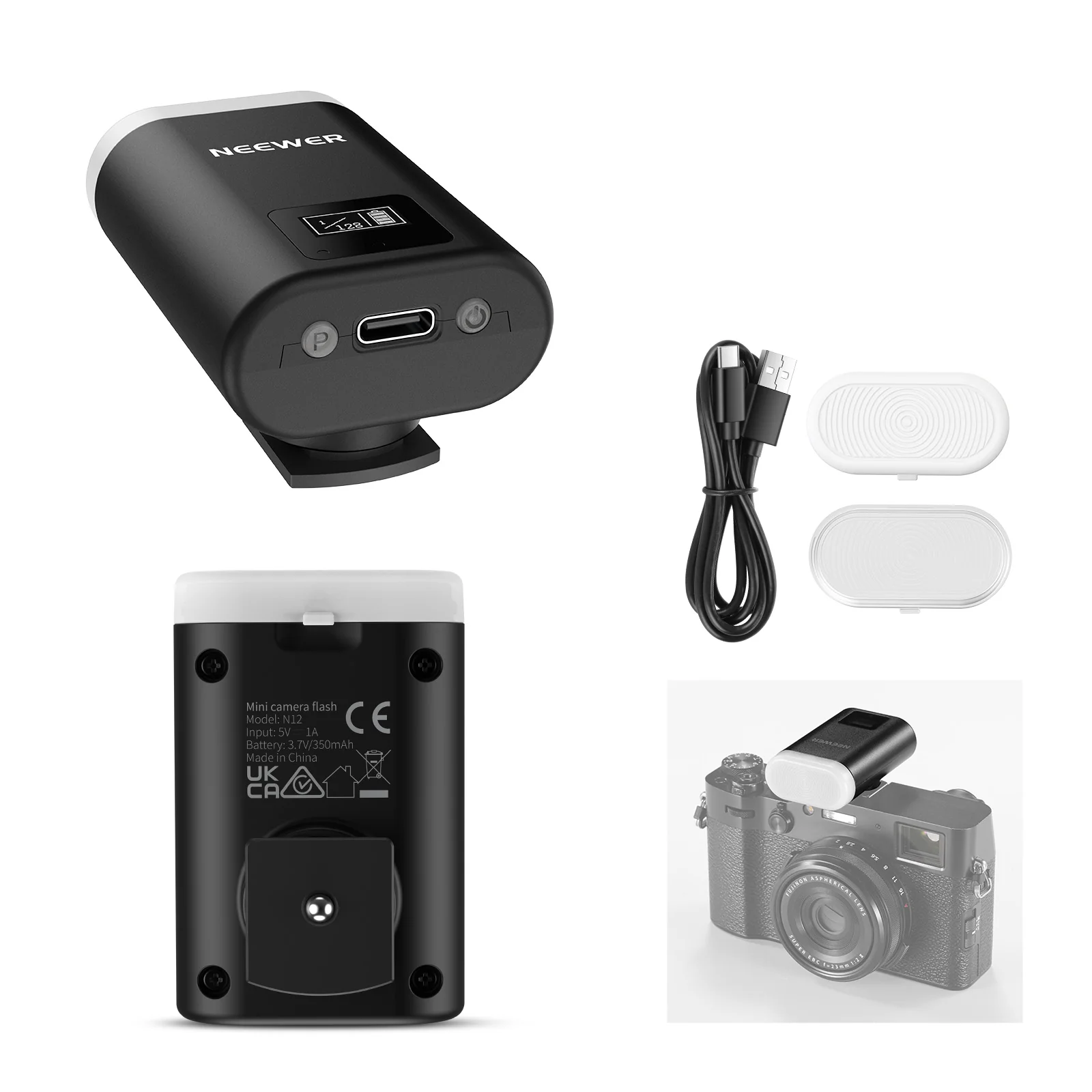 NEEWER N12 Mini Portable Compa - Speedlite Flash External recension och pris