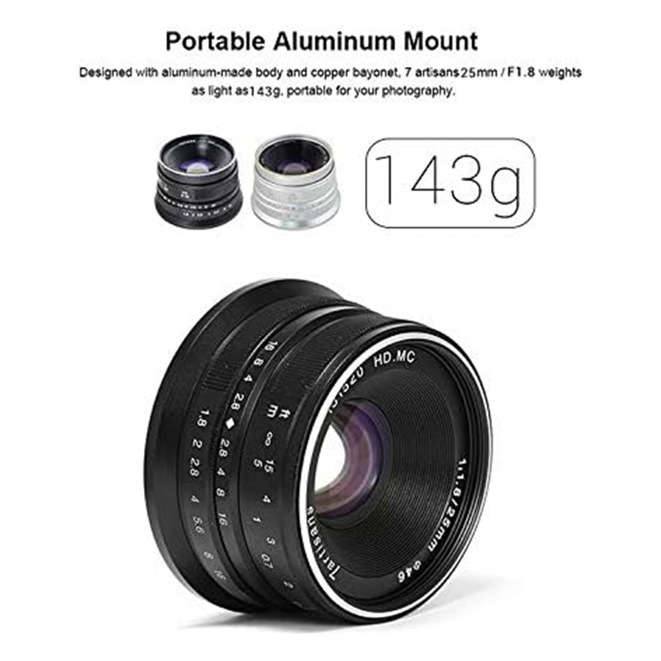 7artisans APS-C 25mm F1.8 Larg - Photography Trick recension och pris