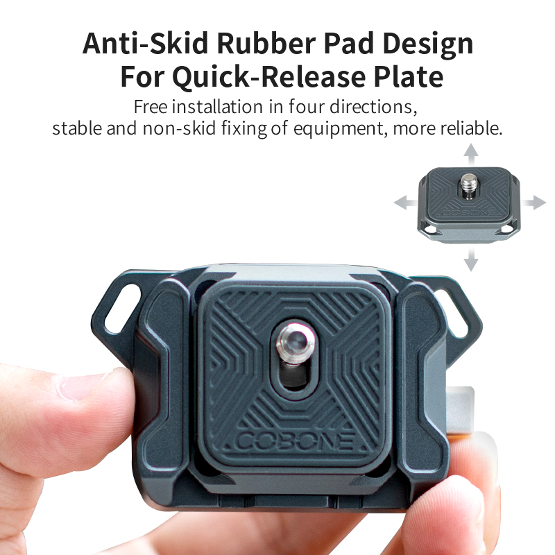 XILETU Quick Release Plate Sho - Peak Design Clip recension och pris