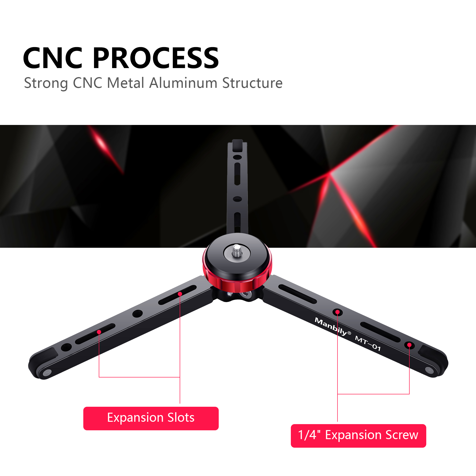 Manbily MT-02/MT-01 Aluminium  - Peak Design Clip recension och pris