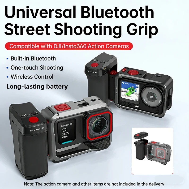 Bluetooth Control Street Grip  - Photography Grip Insta360 X5 recension och pris