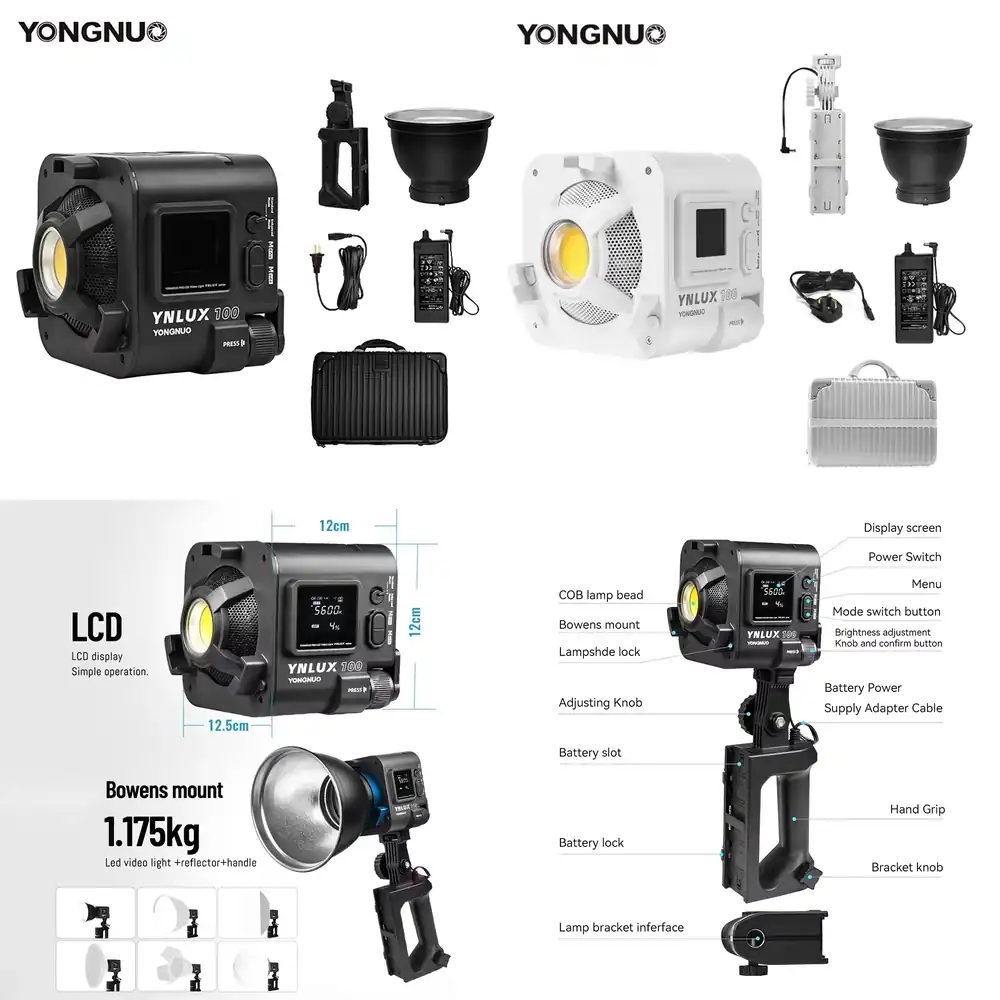 YONGNUO YNLUX100 100W 3200K-56 - Photography Videos recension och pris