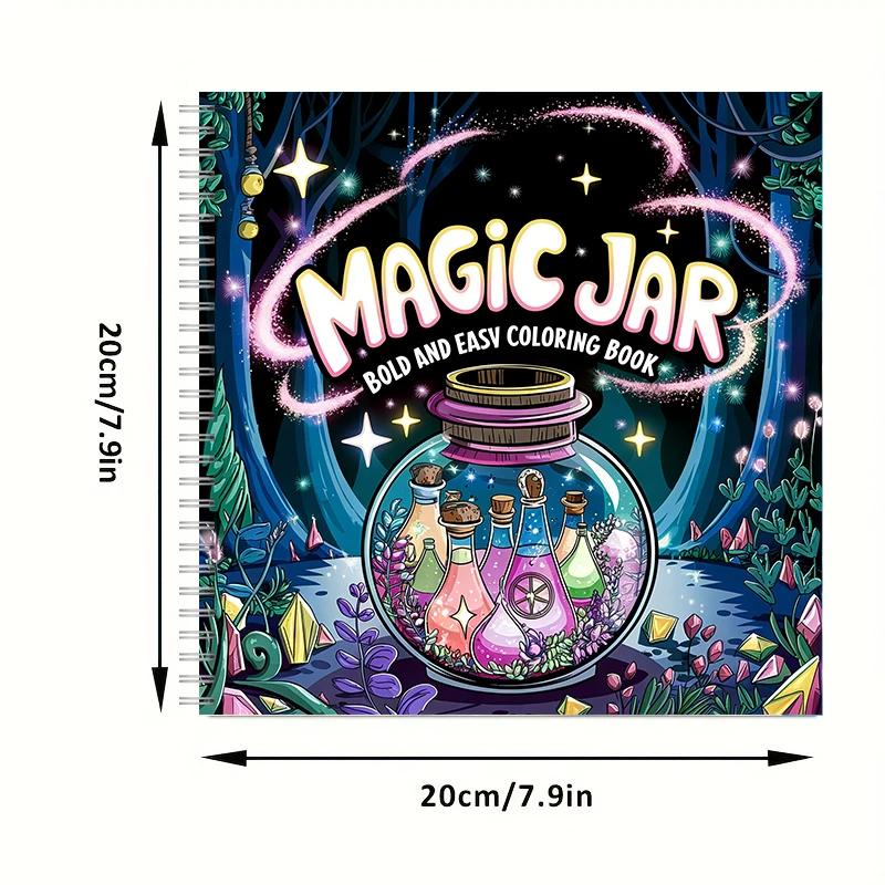 Coloring Book Magic Jar for Ad - Photography Of Book recension och pris