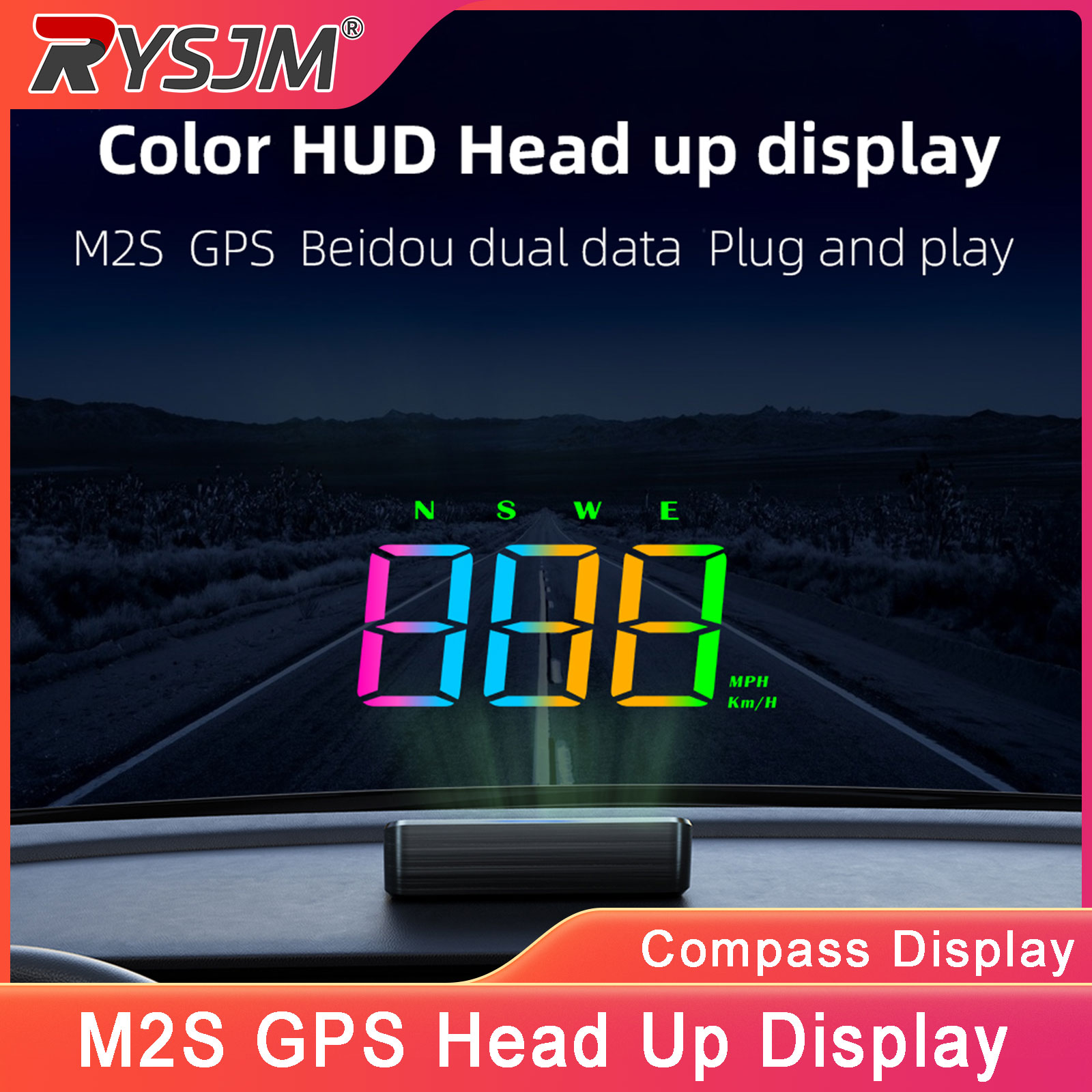 M2S HUD Head Up Display GPS Di - Light Meter Incident recension och pris