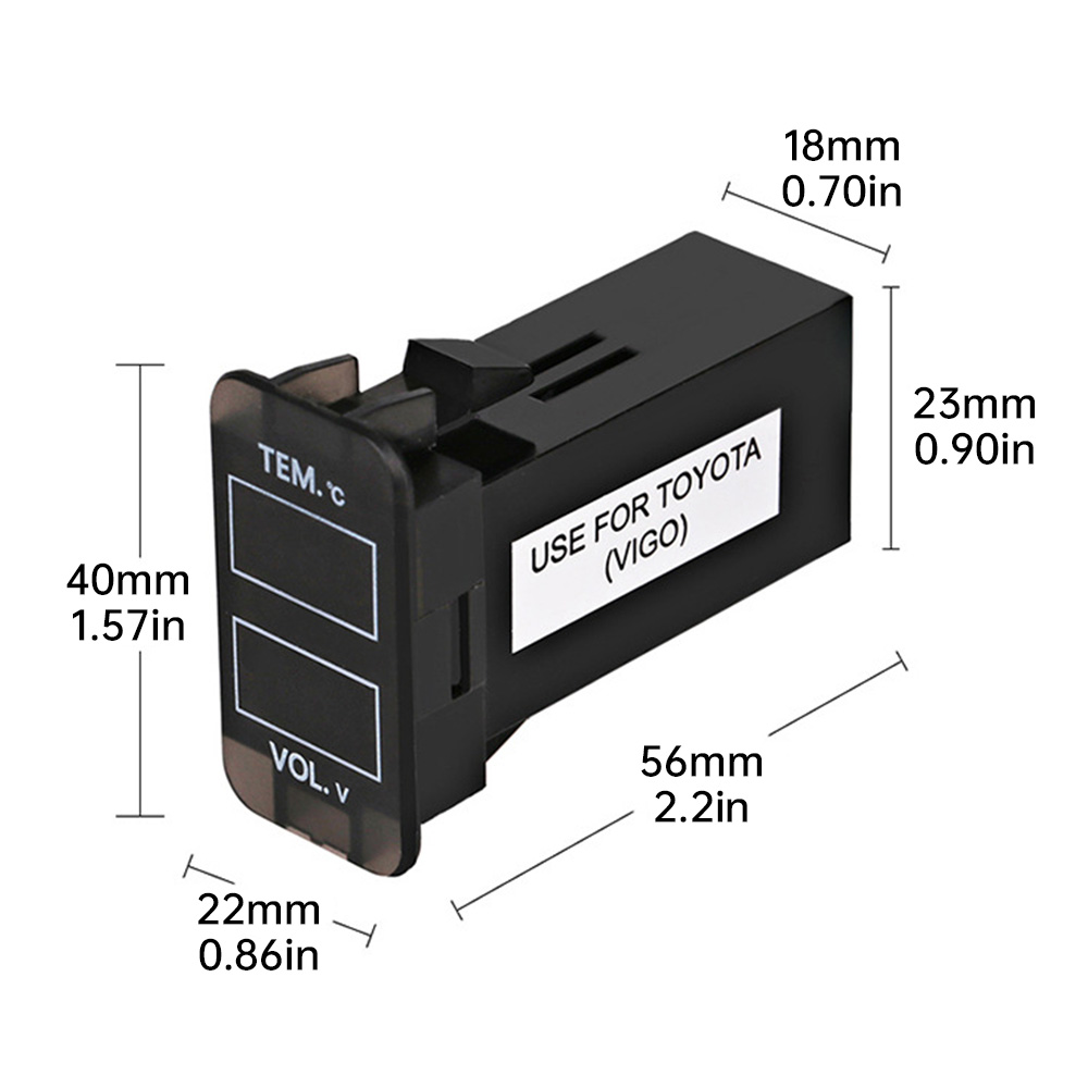 Universal LED Digital Voltmete - Light Meter Incident recension och pris