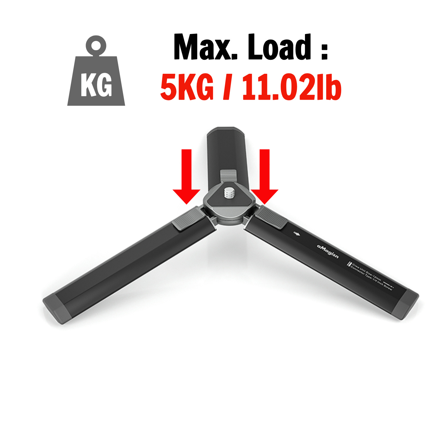 aMagisn Camera Tripod with 2-L - Peak Design Clip recension och pris