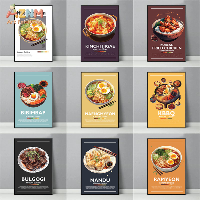 AZNM Frameless Canvas Poster K - Photography Food recension och pris