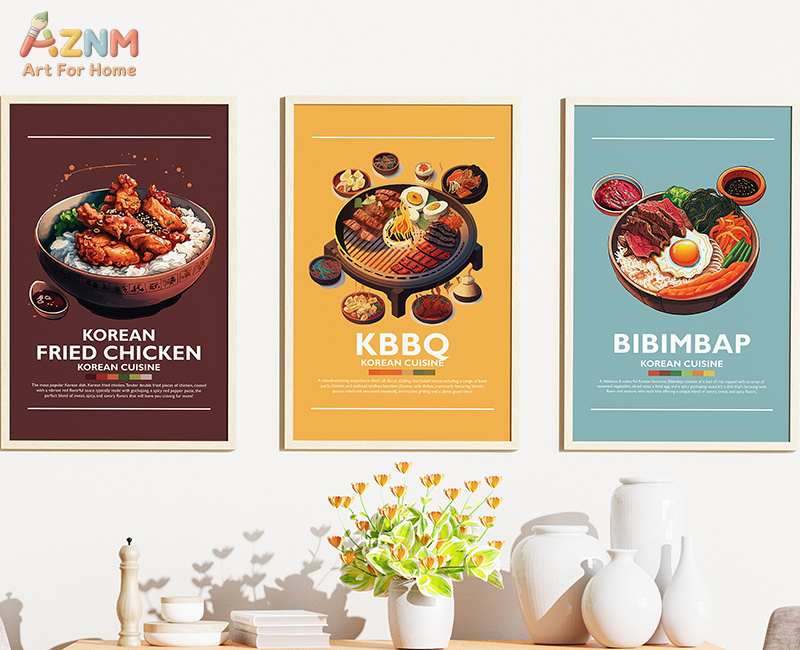 AZNM Frameless Canvas Poster K - Photography Food recension och pris