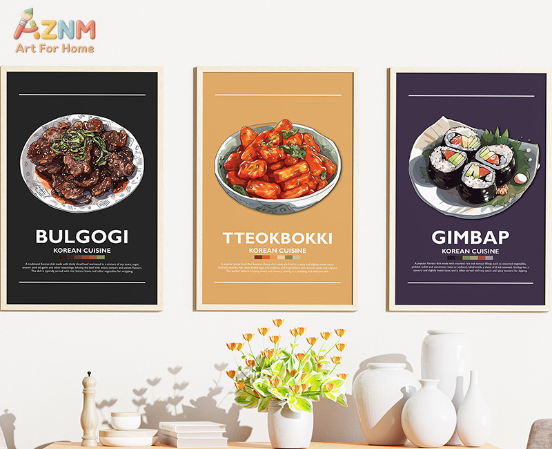 AZNM Frameless Canvas Poster K - Photography Food recension och pris