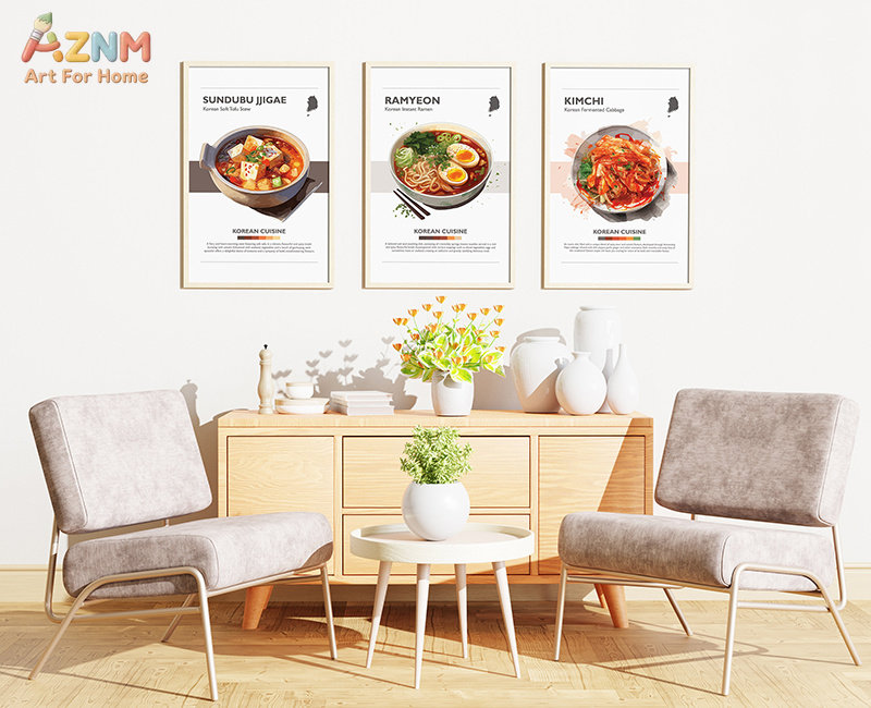 AZNM Frameless Canvas Poster K - Photography Food recension och pris