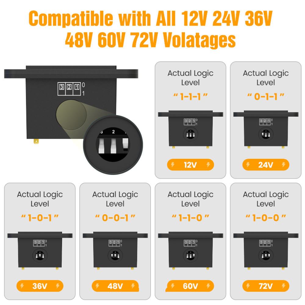Voltage Battery Meter with LED - Light Meter Incident recension och pris