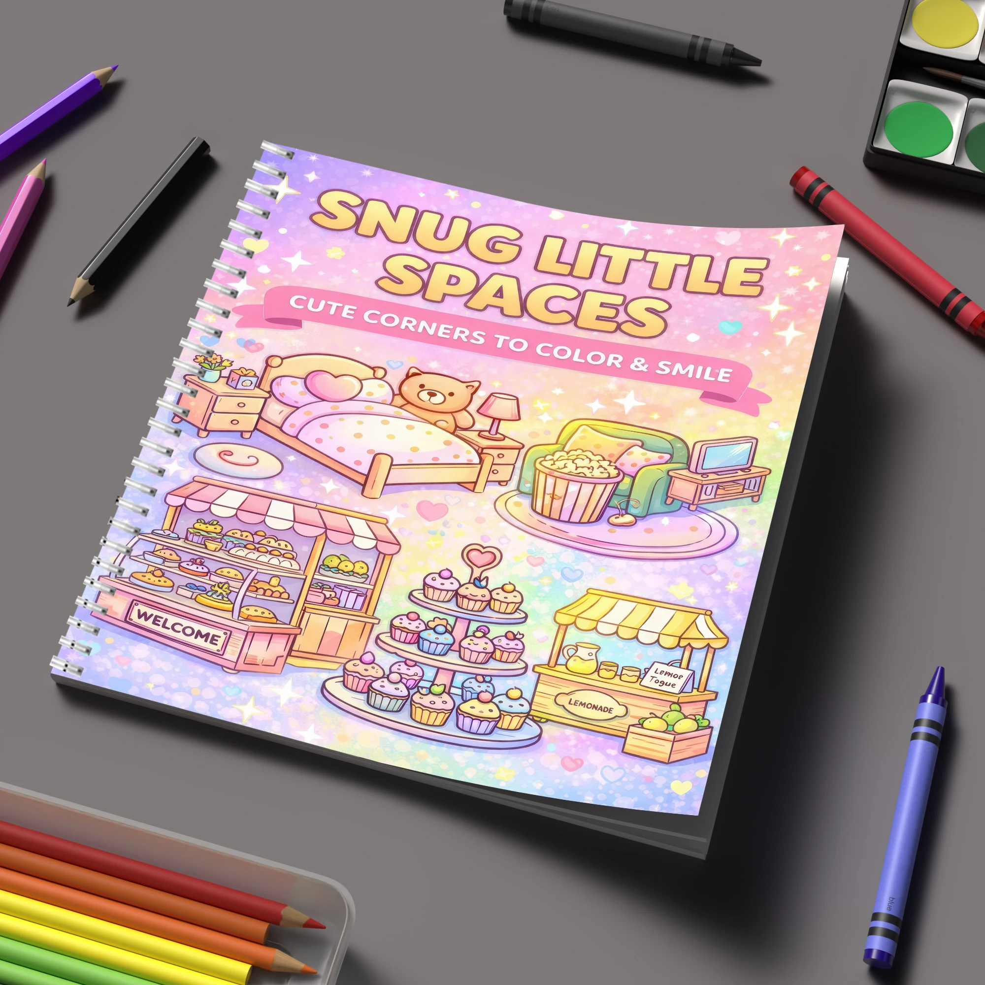 Coloring Book Little Spaces fo - Photography Of Book recension och pris