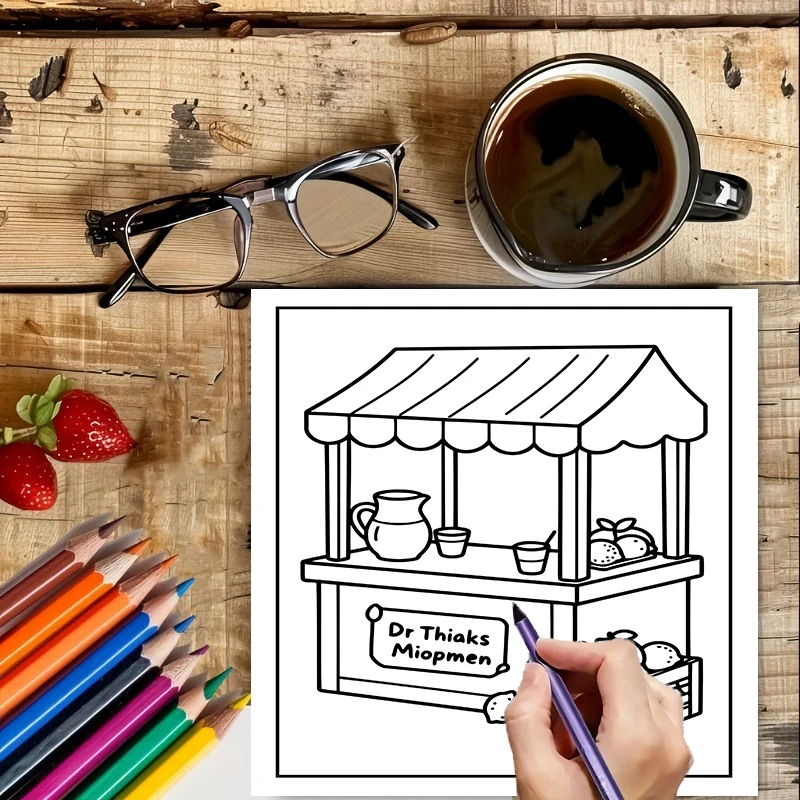 Coloring Book Little Spaces fo - Photography Of Book recension och pris