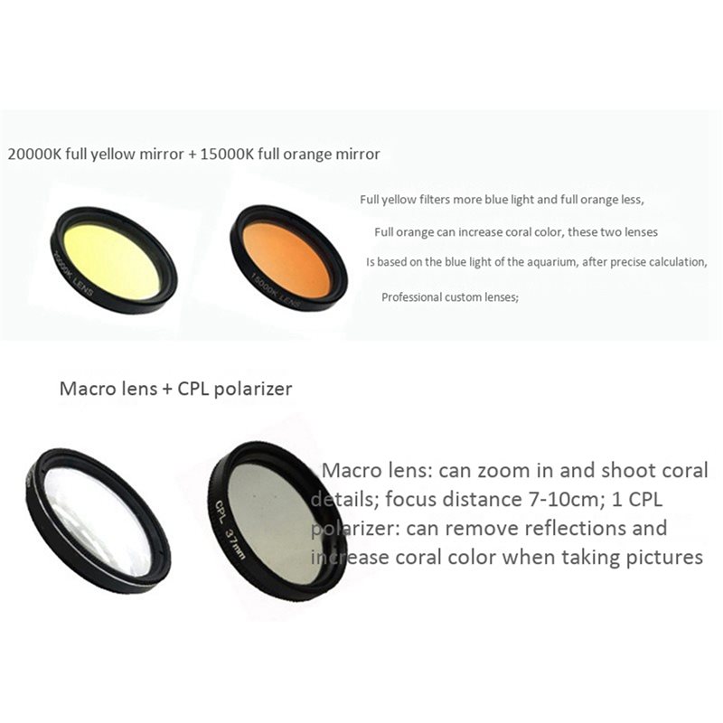 3X Aquarium Smartphone Camera  - Photography Yellow Filter recension och pris
