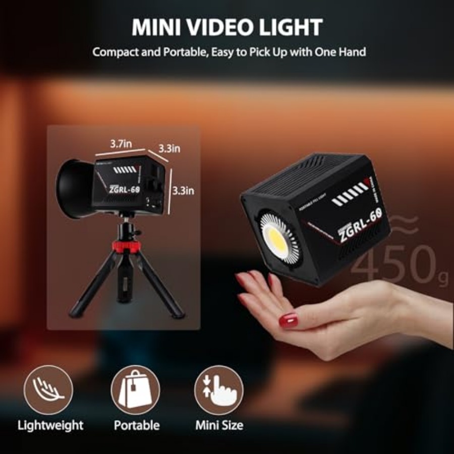 60W COB LED Video Light Handhe - Photography Videos recension och pris
