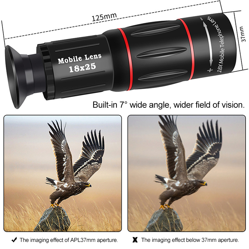 64X Telescope for Mobile Phone - Photography Trick recension och pris
