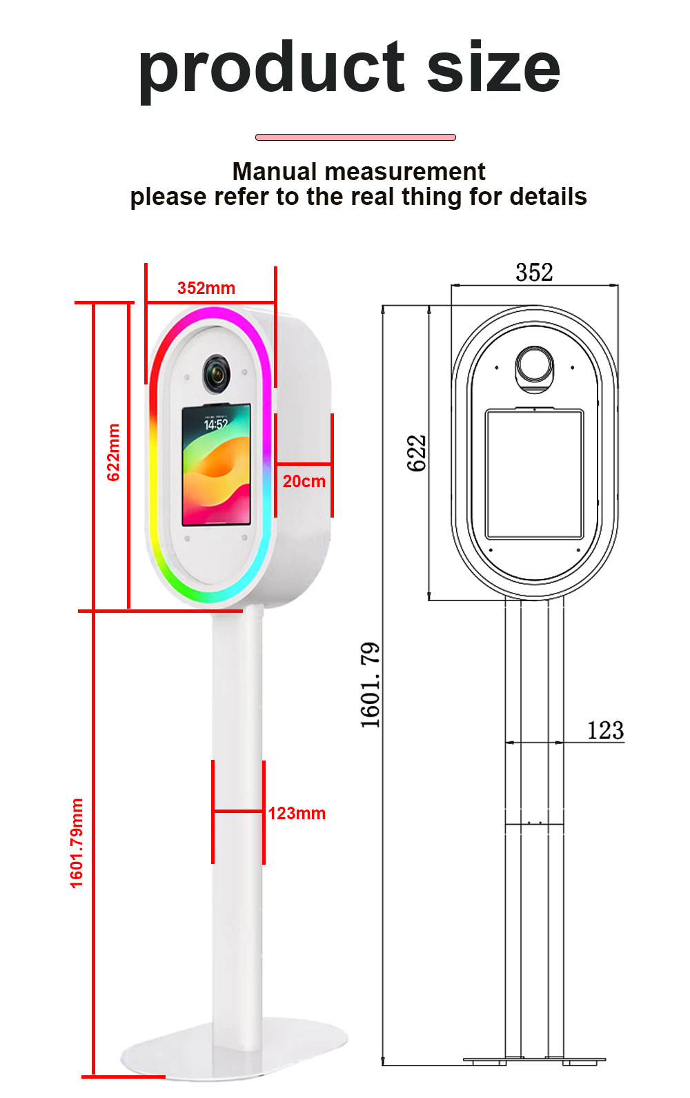 Hot-selling portable selfie iP - Photography Website recension och pris