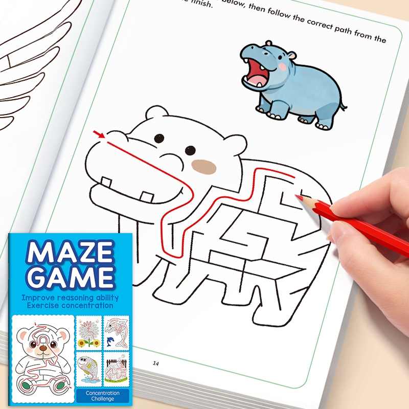 Children's Fun Maze Drawing Bo - Photography Of Book recension och pris