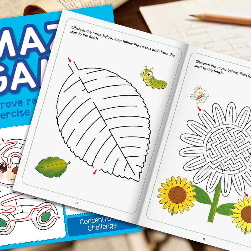 Children's Fun Maze Drawing Bo - Photography Of Book recension och pris