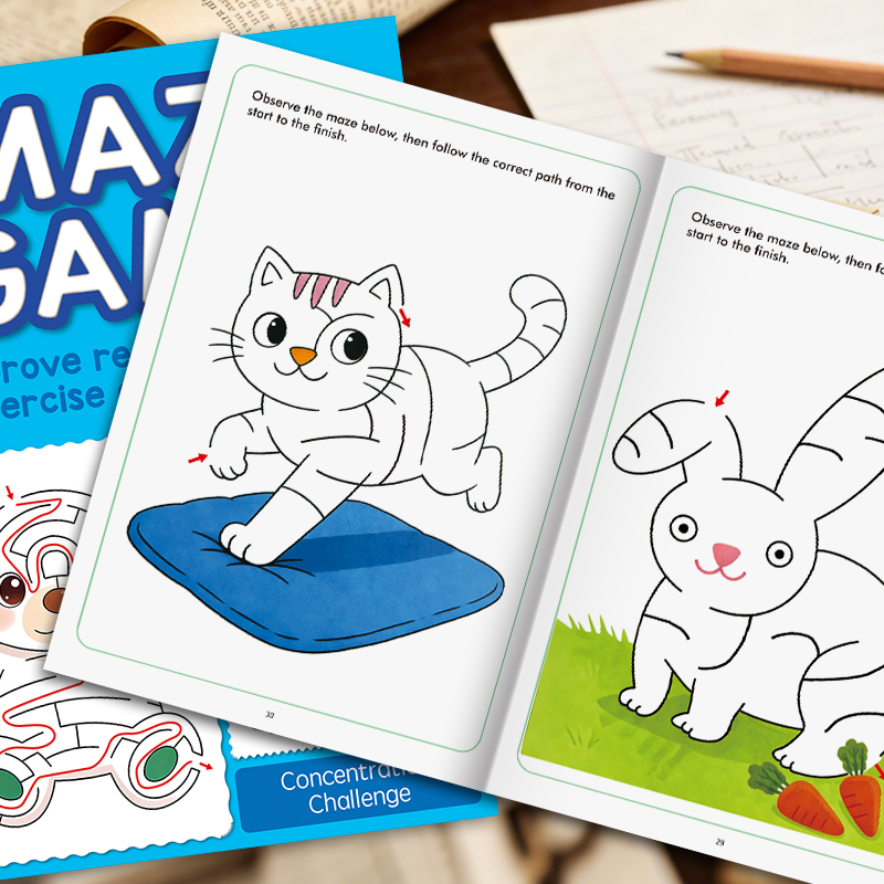 Children's Fun Maze Drawing Bo - Photography Of Book recension och pris