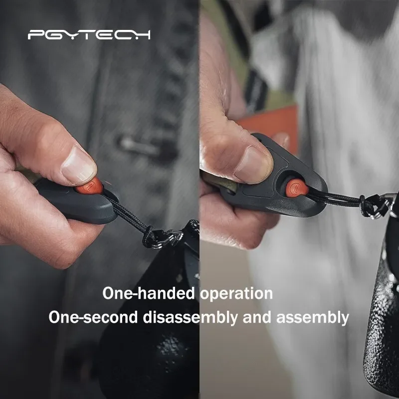 Original PGYTECH Slim Quick Co - Peak Design Clip recension och pris