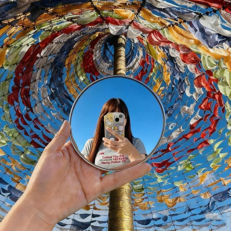 Handheld Selfie Mirror Portabl - Photography Is recension och pris