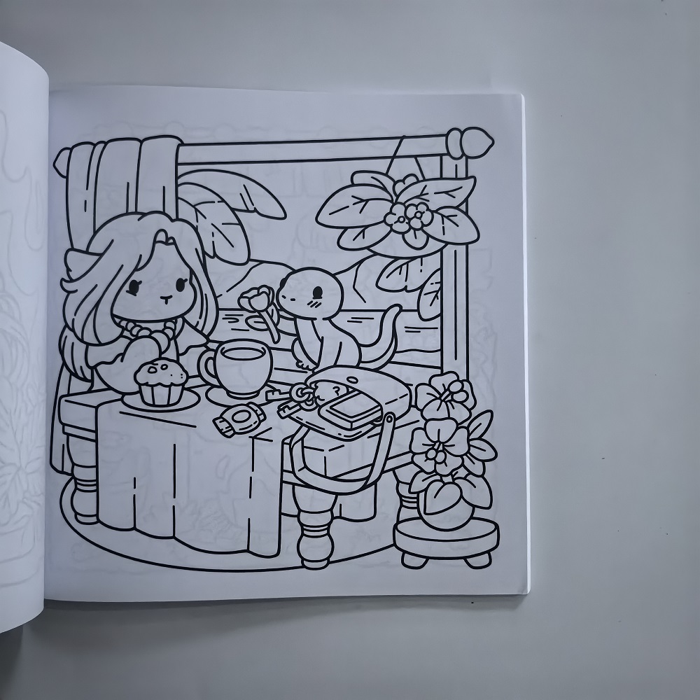 Cozy Nawaii Cute Adult Colorin - Photography Of Book recension och pris