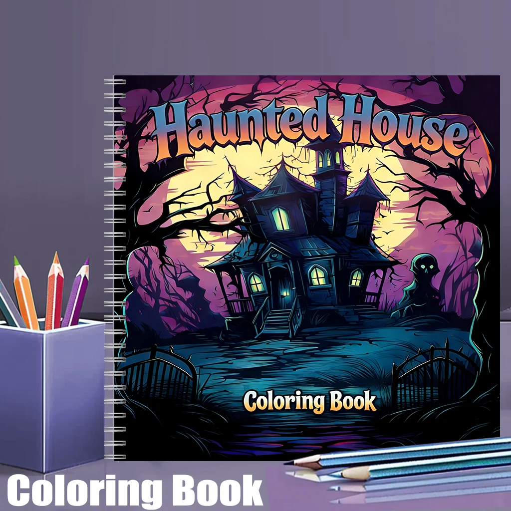 Haunted House Coloring Book fo - Photography Of Book recension och pris