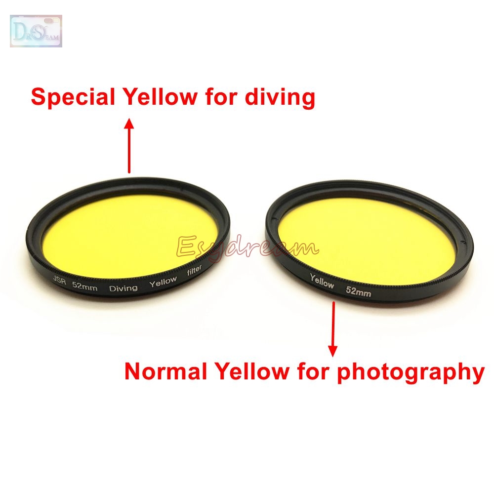 52mm 58mm 67mm Waterproof Yell - Photography Yellow Filter recension och pris