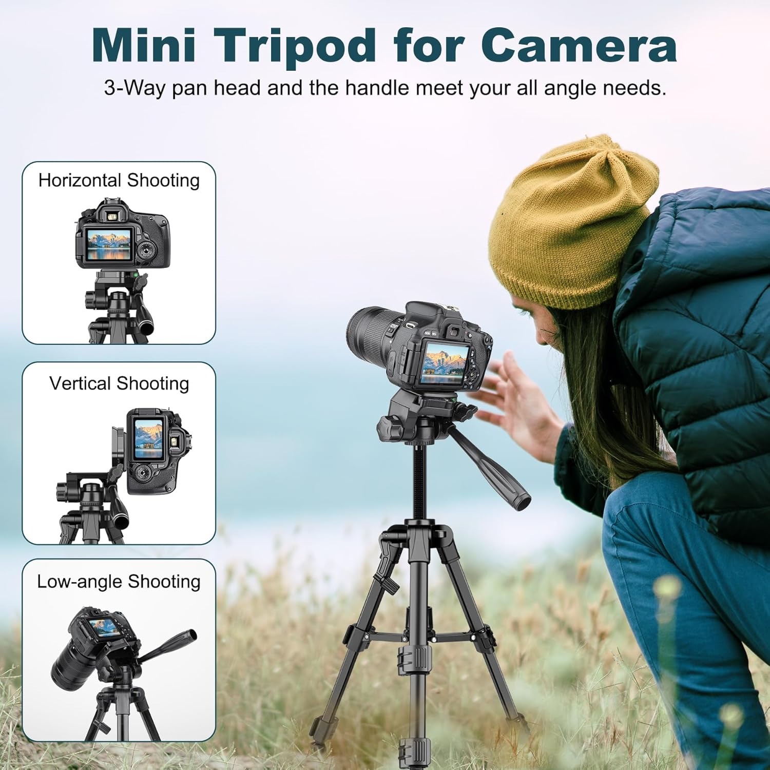 Mini Tripod for Camera, 25inch - Peak Design Clip recension och pris