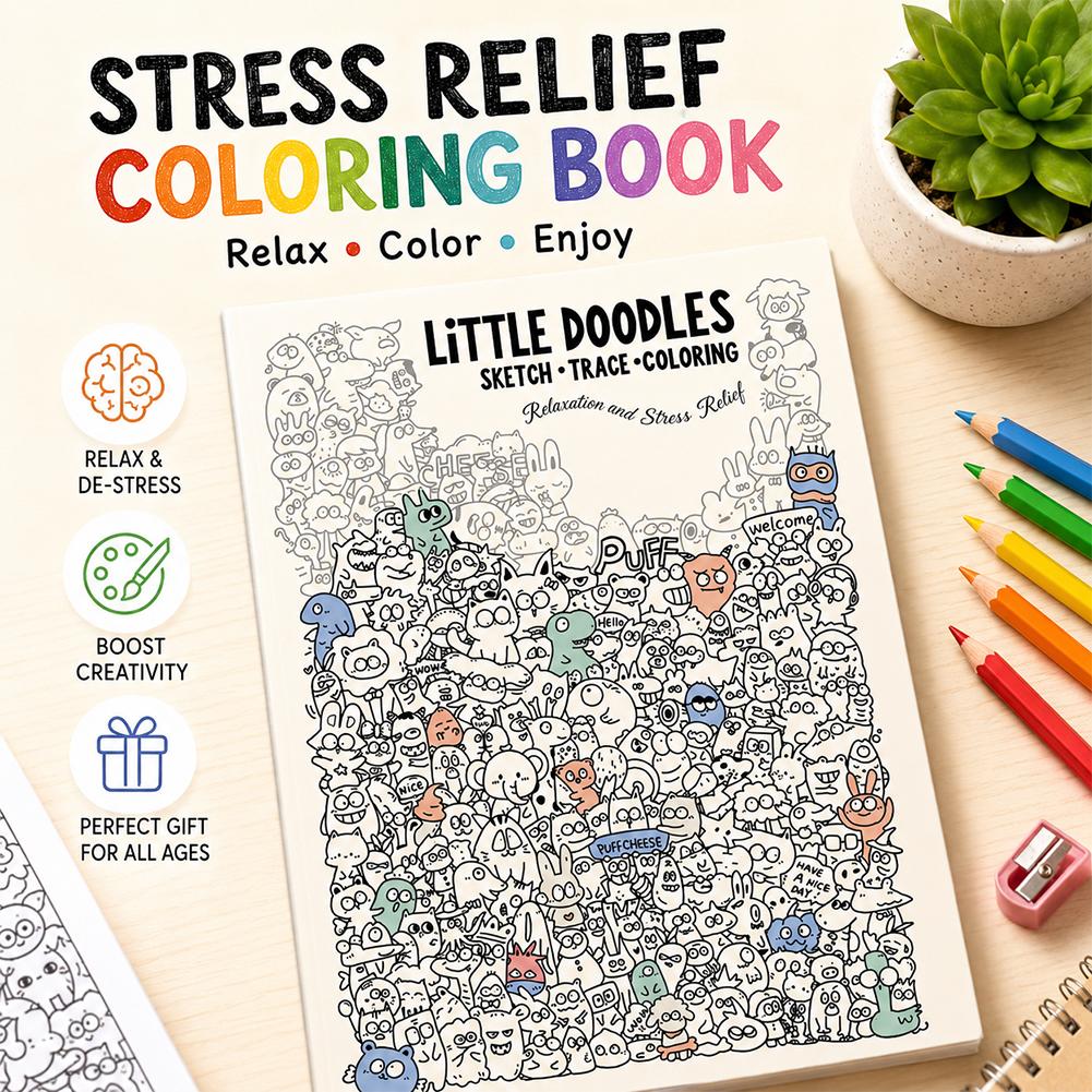 Little Doodles Coloring Book P - Photography Of Book recension och pris