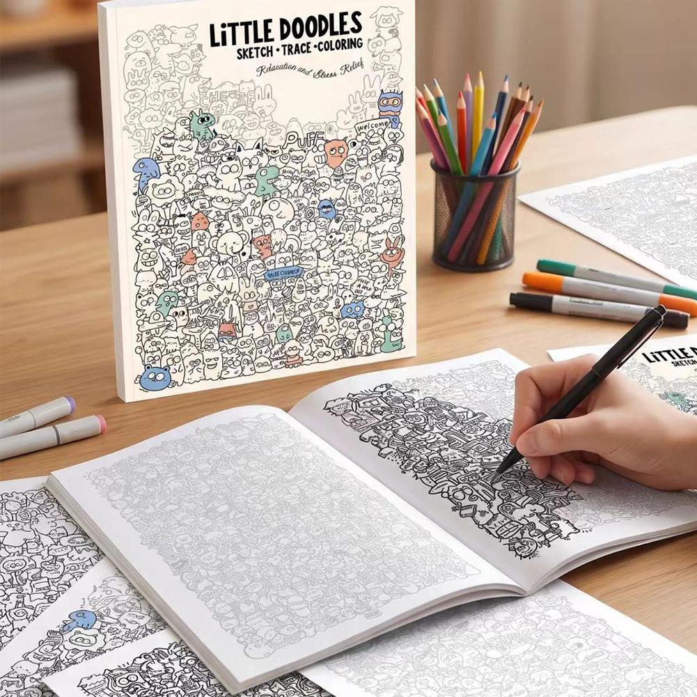 Little Doodles Coloring Book P - Photography Of Book recension och pris