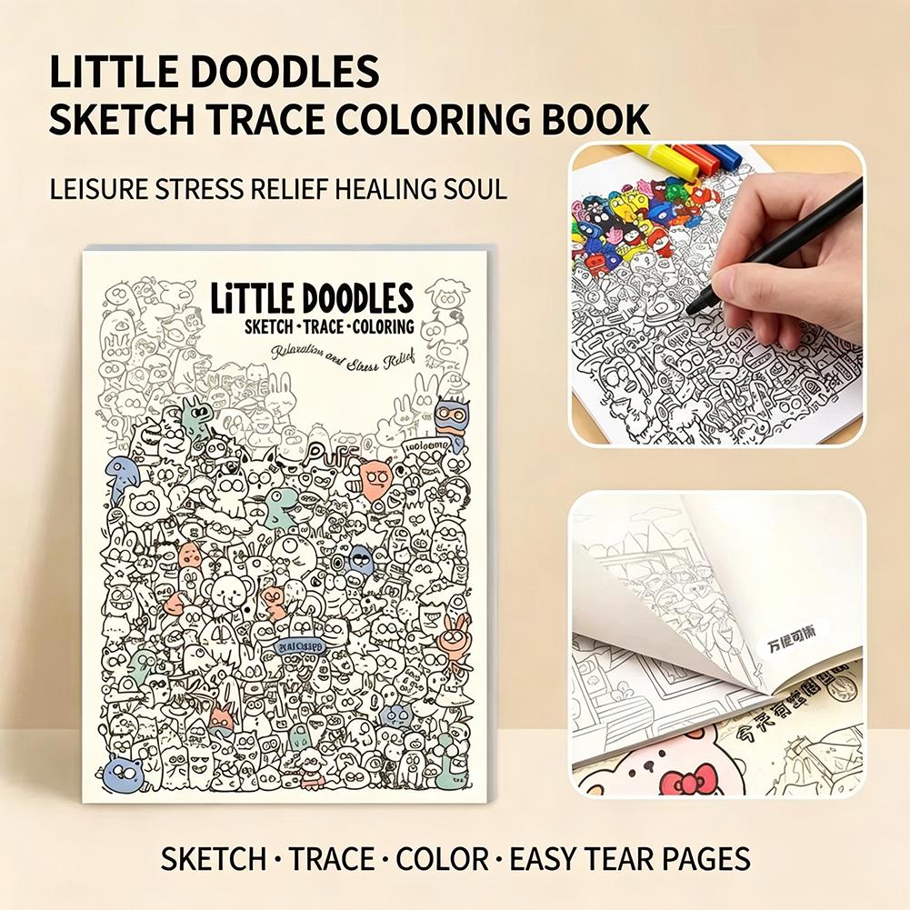 Little Doodles Coloring Book P - Photography Of Book recension och pris