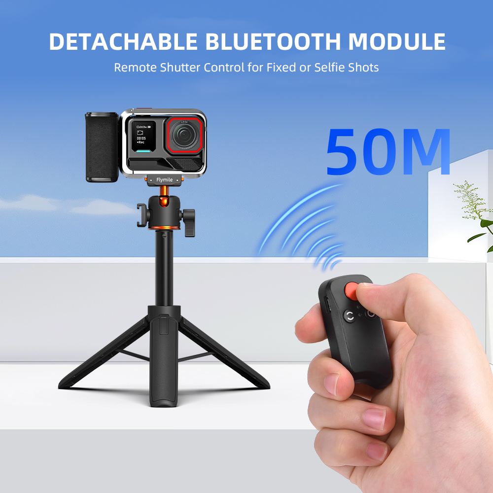 Flymile 50M Bluetooth Grip Han - Photography Grip Insta360 X5 recension och pris