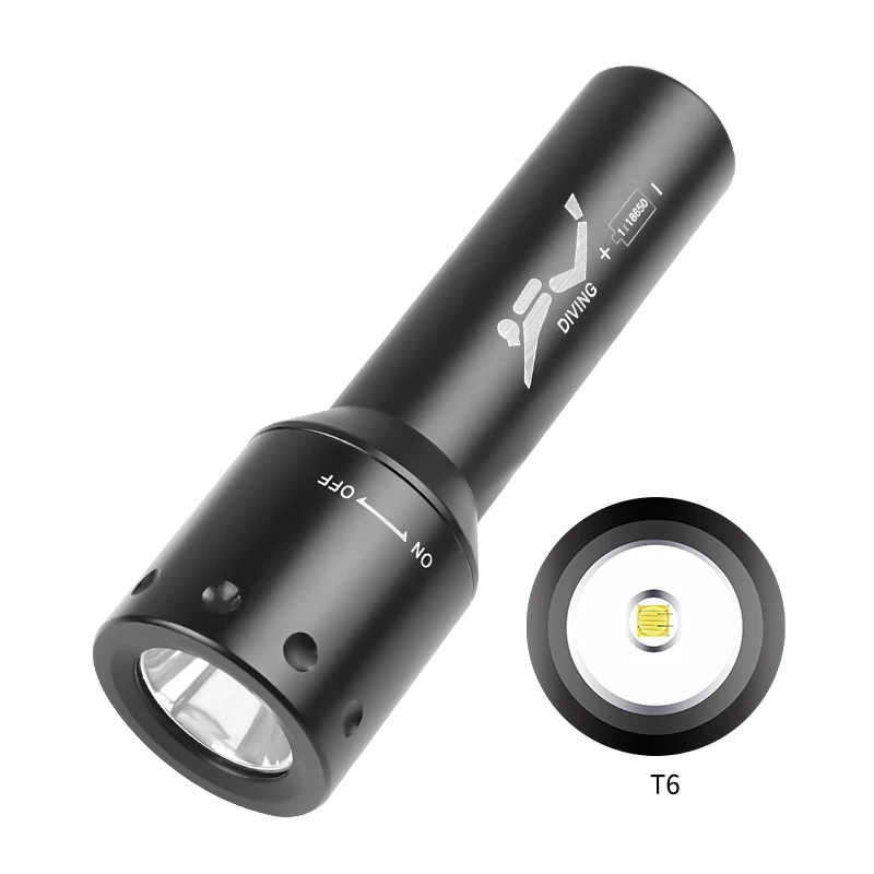 New T6 LED Diving Torch Long-R - Photography Is recension och pris