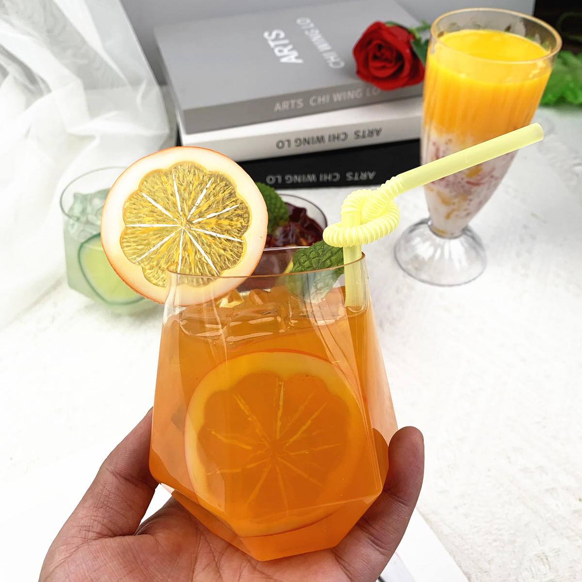 Fake Fruit Tea Boba Milk Tea J - Photography Food recension och pris