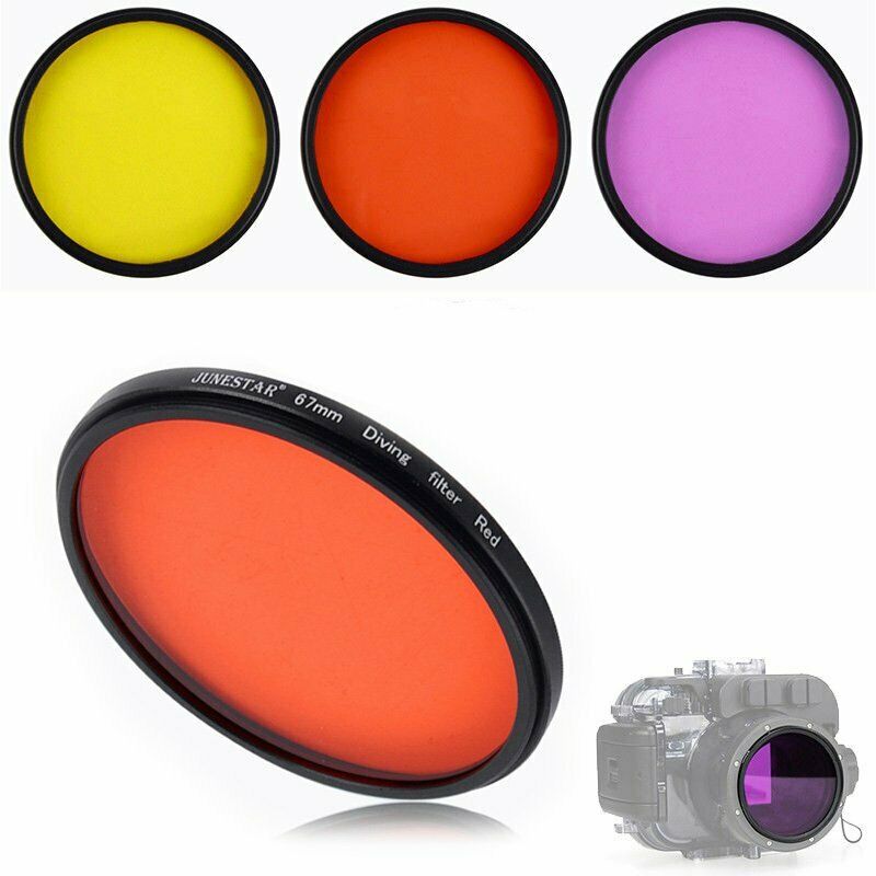 67mm Full Color Red Purple yel - Photography Yellow Filter recension och pris