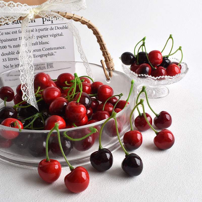 10Pcs Artificial Cherry Fake F - Photography Food recension och pris
