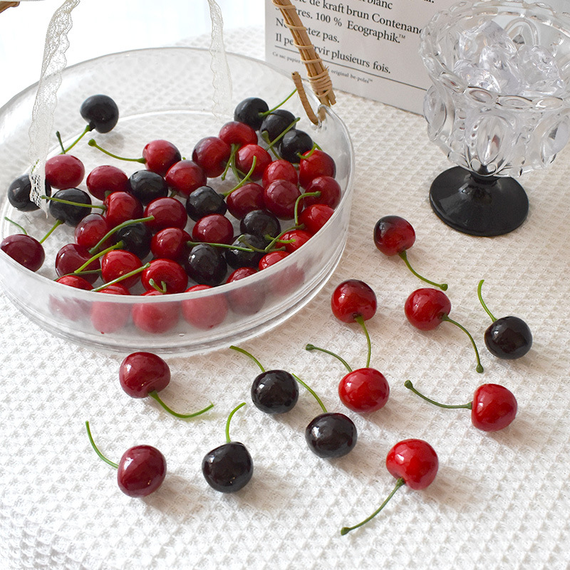 10Pcs Artificial Cherry Fake F - Photography Food recension och pris
