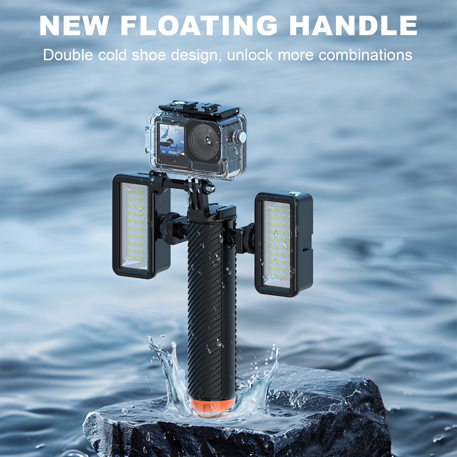 Floating Hand Grip for Insta36 - Photography Grip Insta360 X5 recension och pris