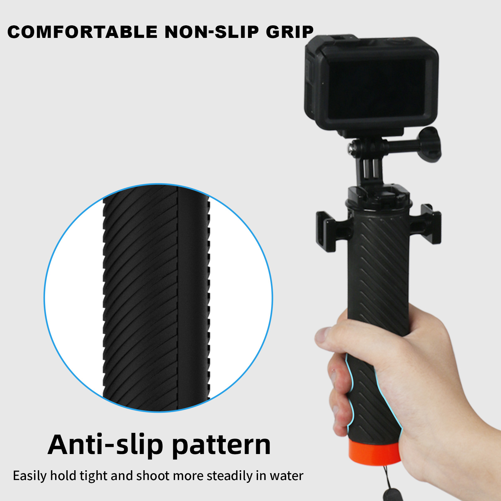 Floating Hand Grip for Insta36 - Photography Grip Insta360 X5 recension och pris