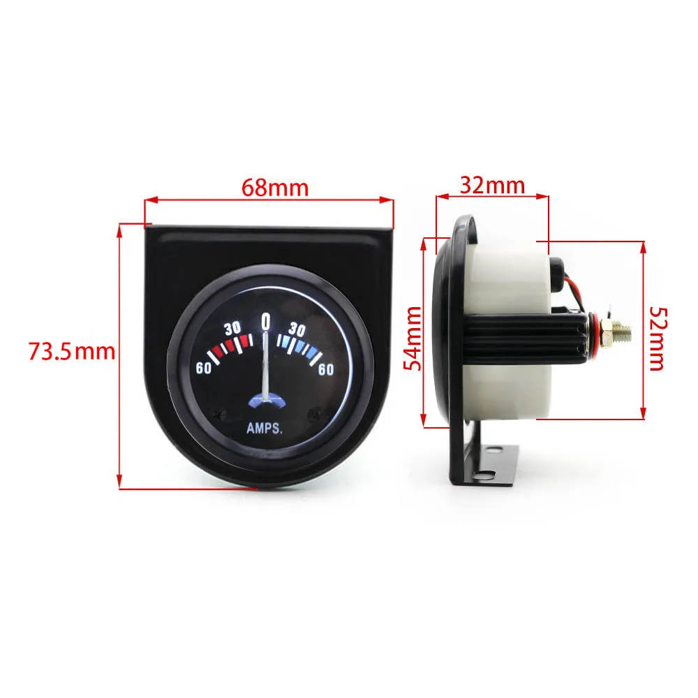 2Inch 52mm Car AMPS Meter 60-0 - Light Meter Incident recension och pris